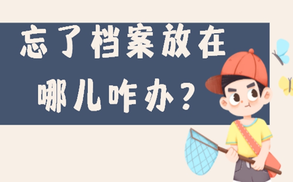 去哪里查找档案