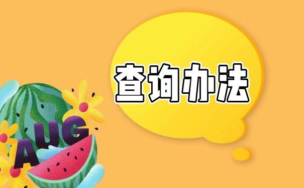 查询办法