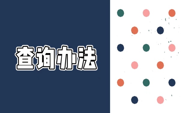 查询办法