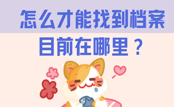 档案最有可能存在哪几个地方？