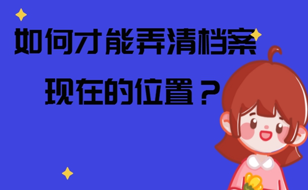 档案怎么找？