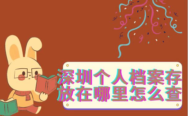 个人档案在哪怎么查询