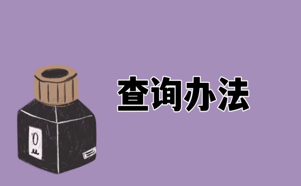 查询办法