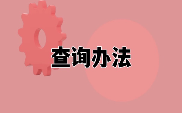 查询办法