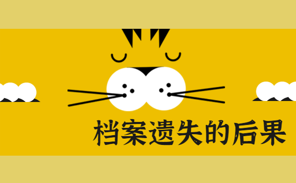 档案遗失的后果