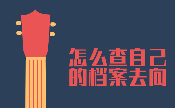怎么查自己的档案去向