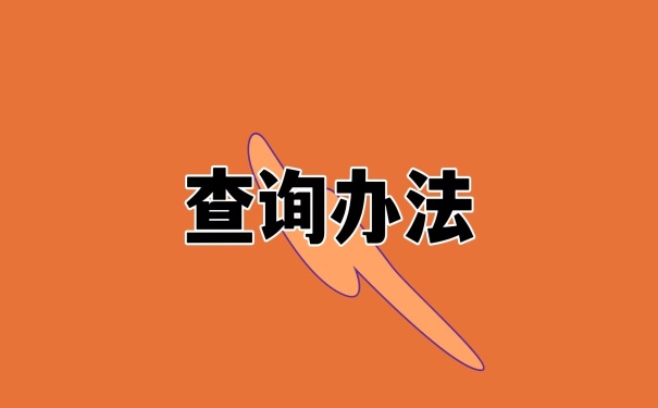 查询办法