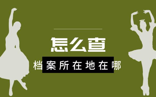 这么查档案所在地