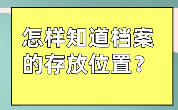 个人档案如何查询呢？