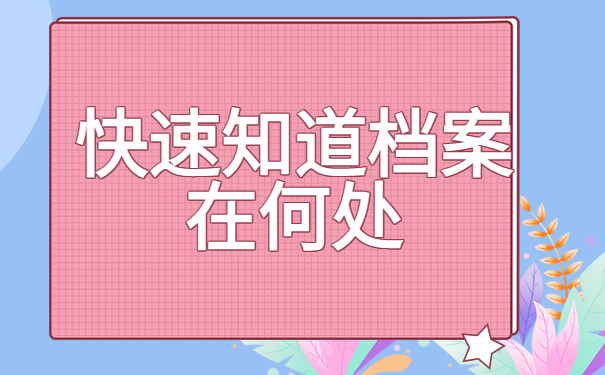 如何知道自己的档案在哪里？最新查询流程分享！