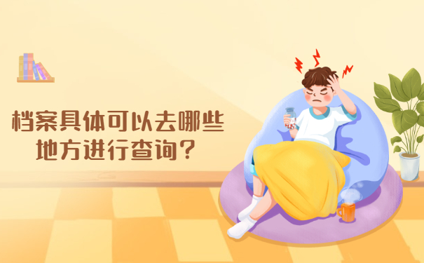 档案具体可以去哪些地方进行查询？