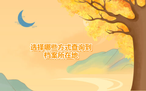 西安市大学毕业生有哪些方式查询到自己档案所在地？
