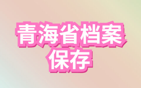最新青海省毕业生档案去向查询系统