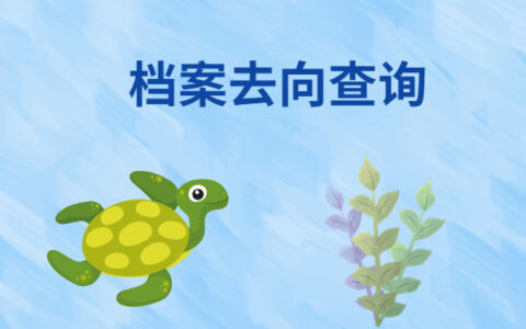 最新大学毕业生档案去向查询系统