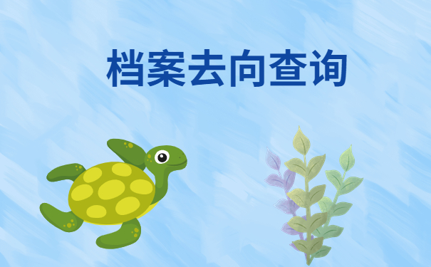 最新大学毕业生档案去向查询系统