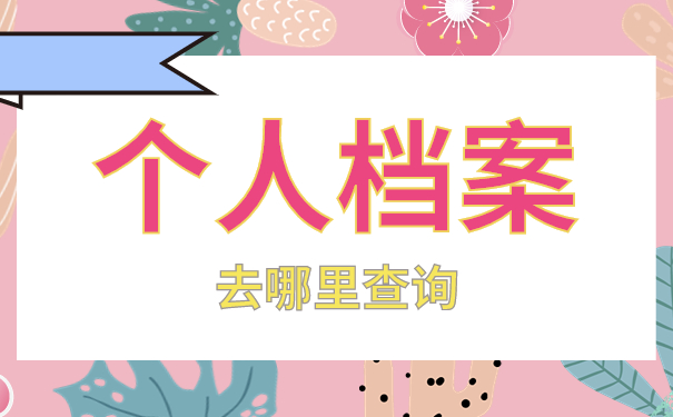 个人档案去哪里查询