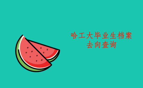 哈工大毕业生档案去向查询系统