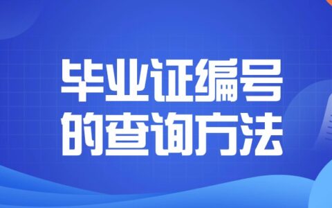 毕业证丢了不知道编号怎么补?